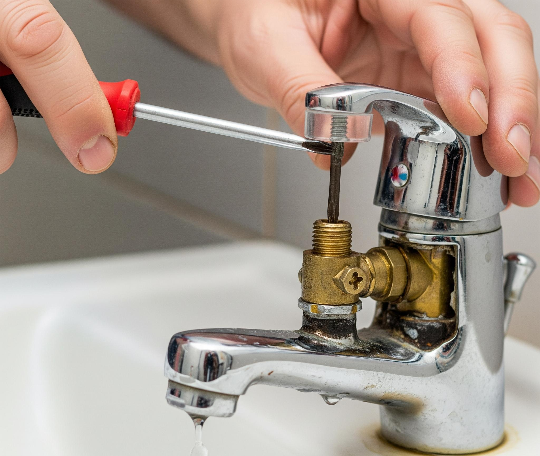 Fix a leaky tap - step 2